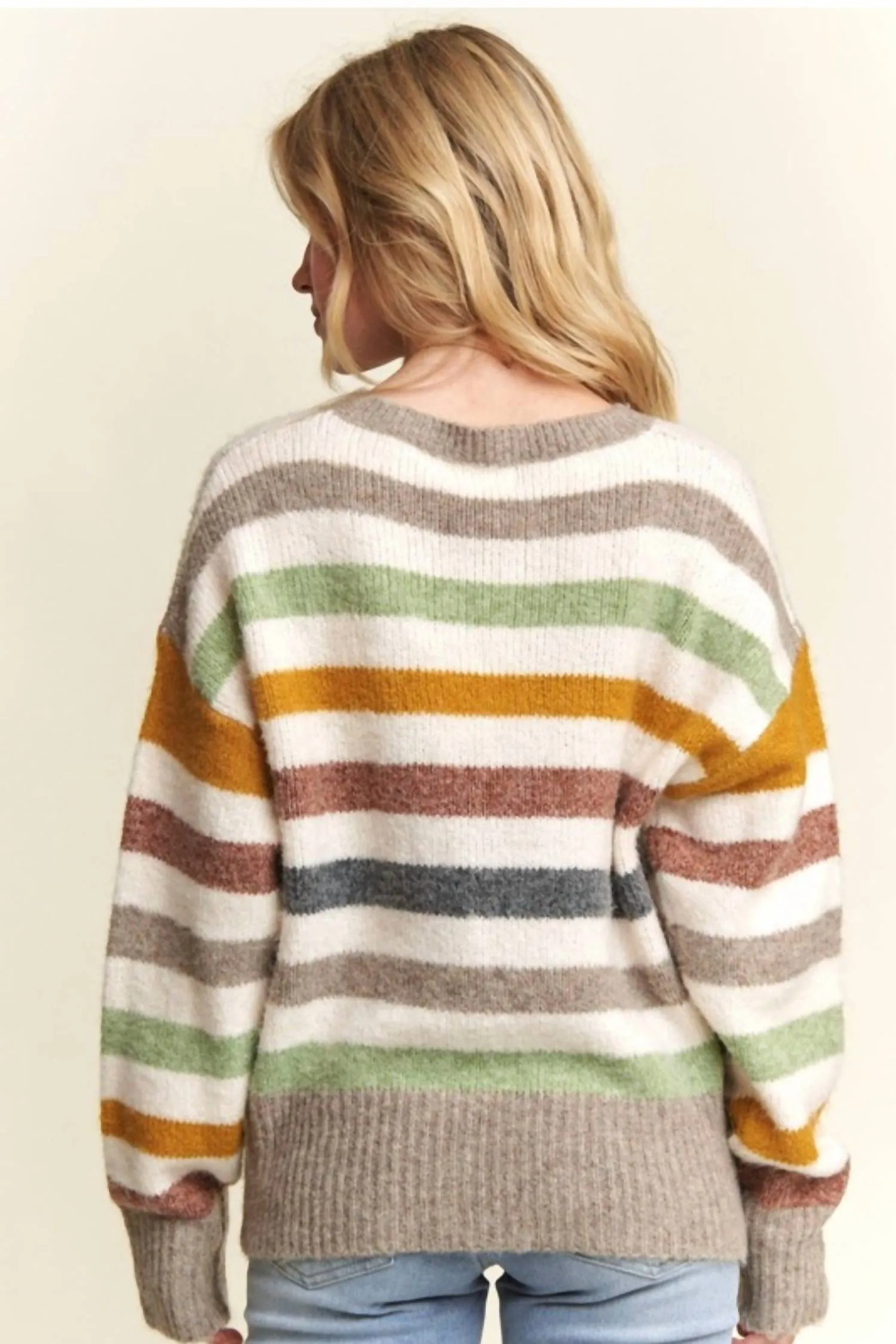 Adora - Multicolor Stripe Sweater