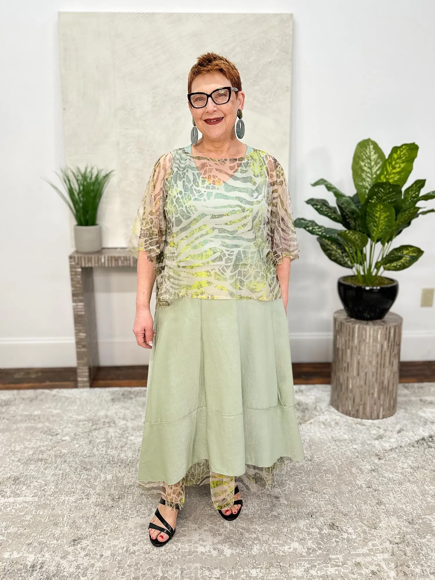 Aloha Skirt, Sage