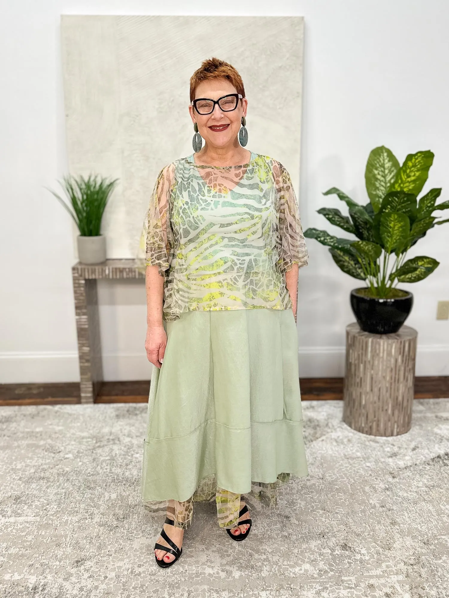 Aloha Skirt, Sage