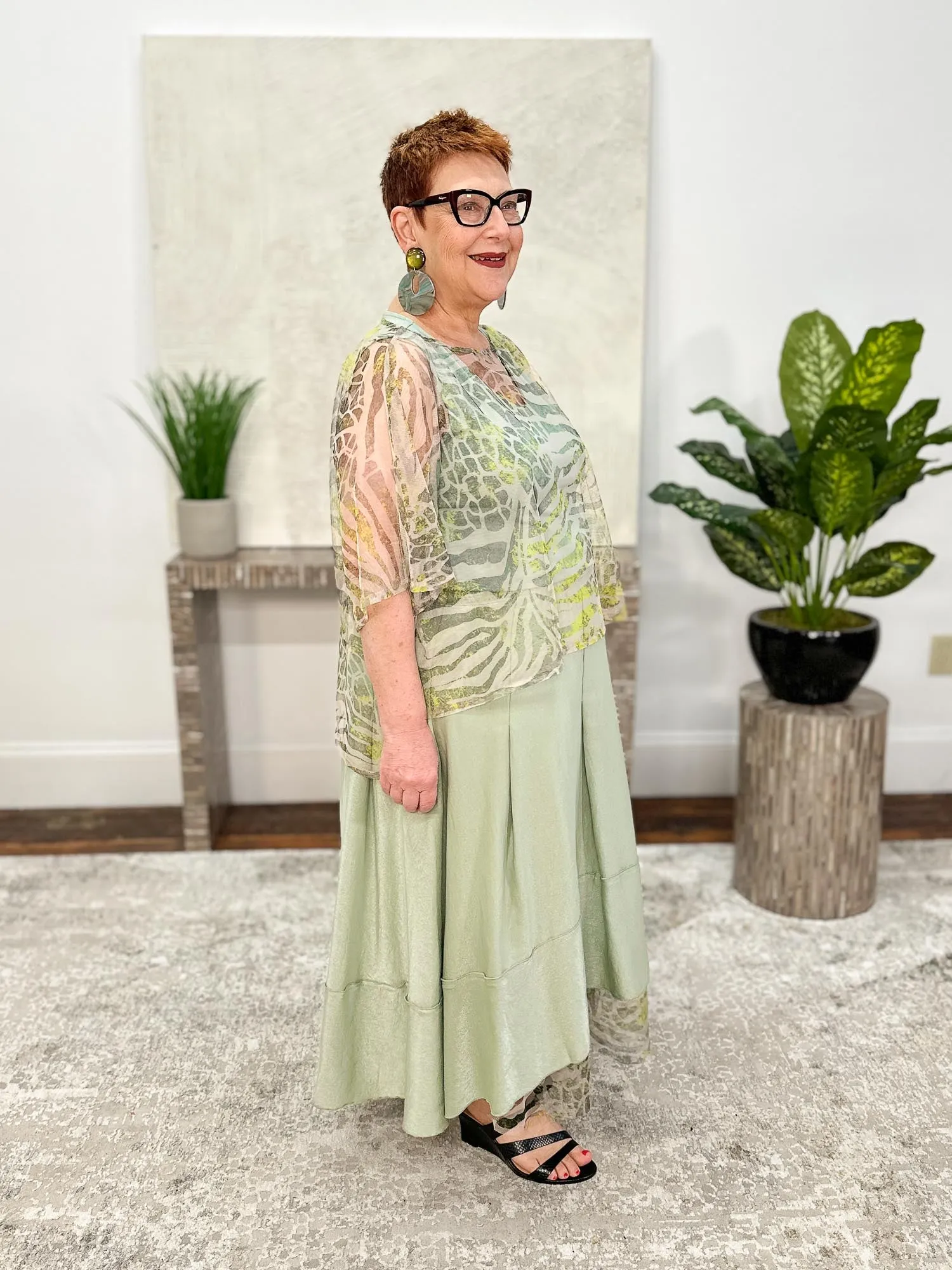 Aloha Skirt, Sage