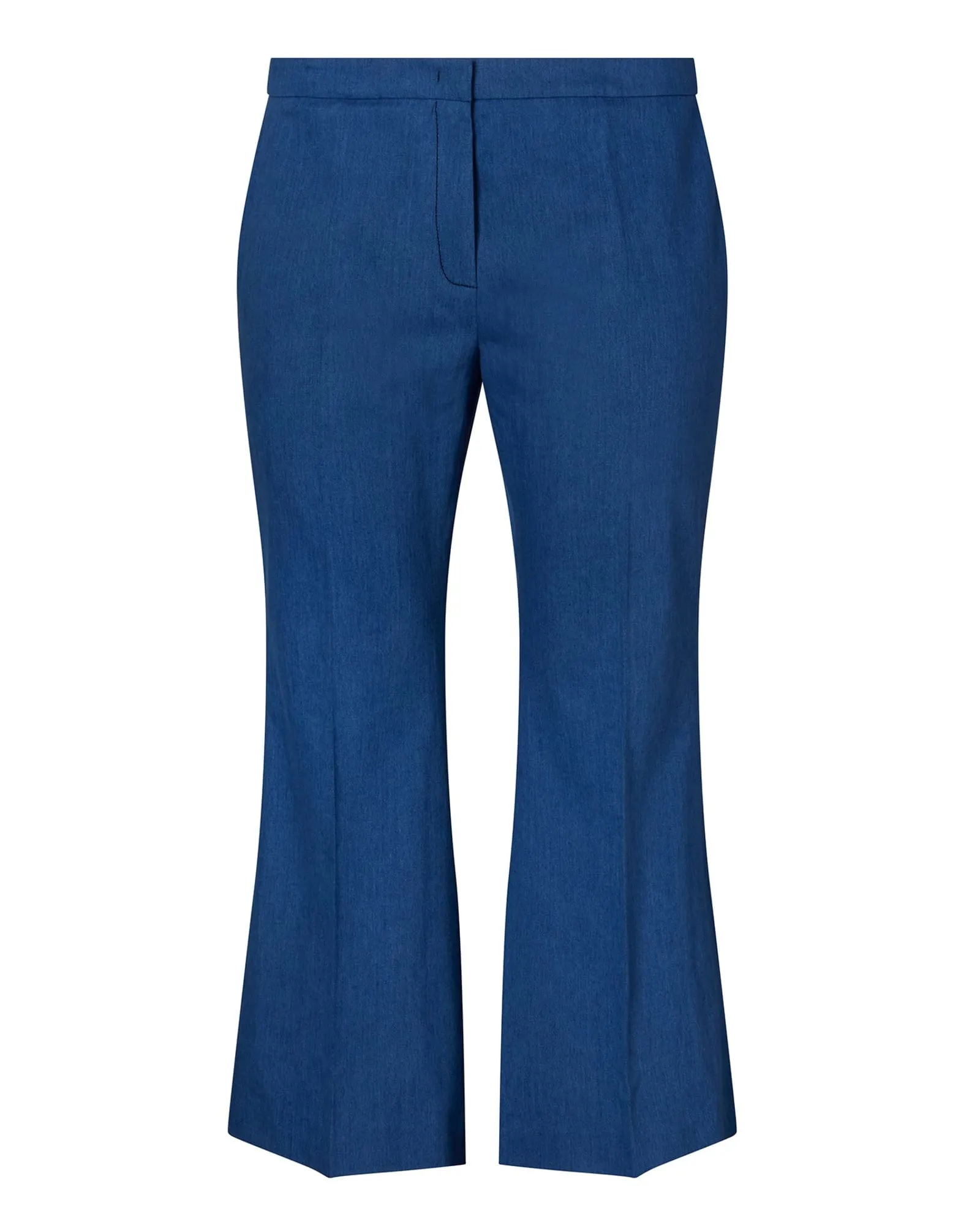 Ankle Flare Trouser | Light Indigo