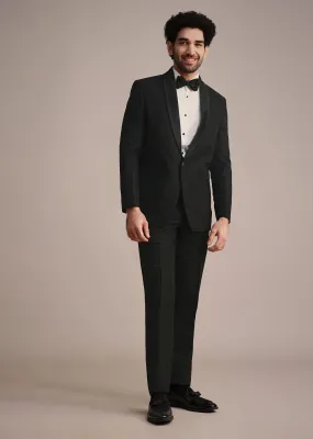 Black Tuxedo With Hand Work