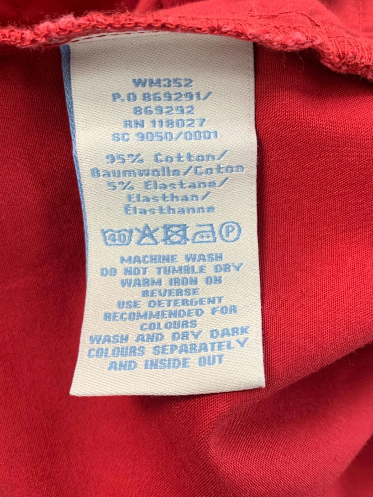 Boden Red Bistro Trouser Size 22L