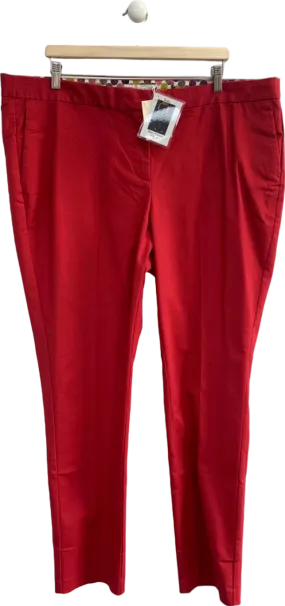 Boden Red Bistro Trouser Size 22L