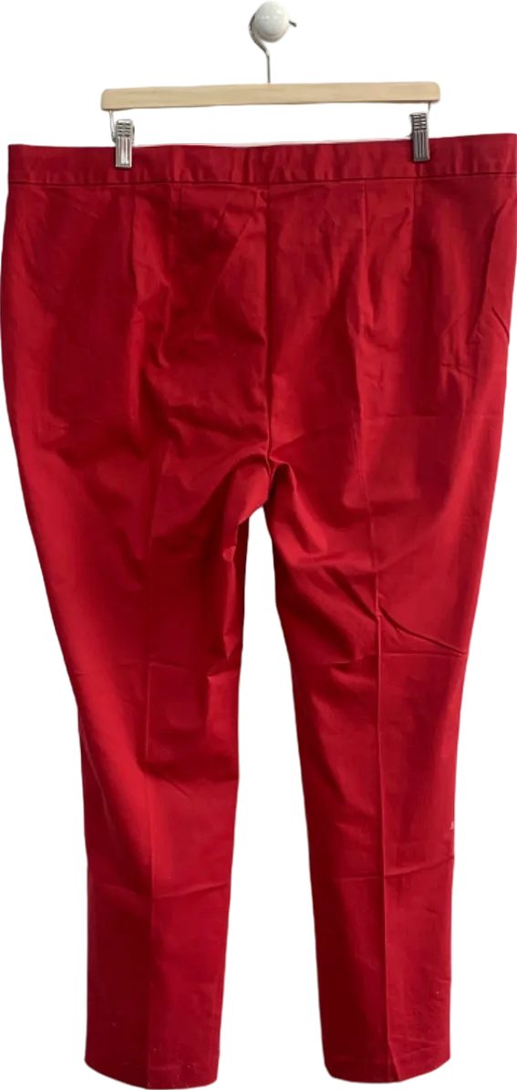 Boden Red Bistro Trouser Size 22L