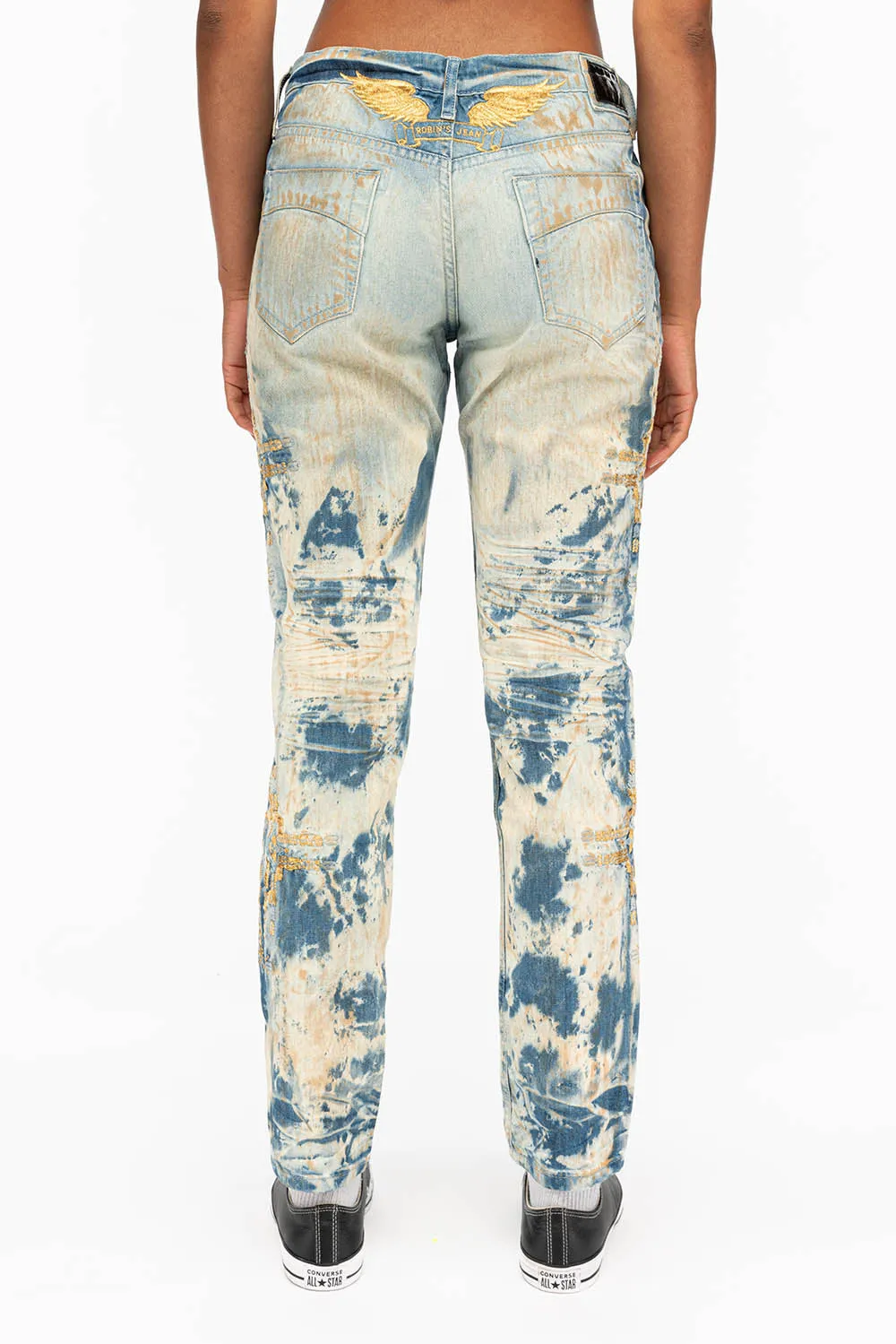 BOYFRIEND JEANS IN INDIGO JAPAN WITH CHAPA