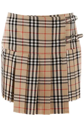 Burberry Vintage Check Wool Kilt