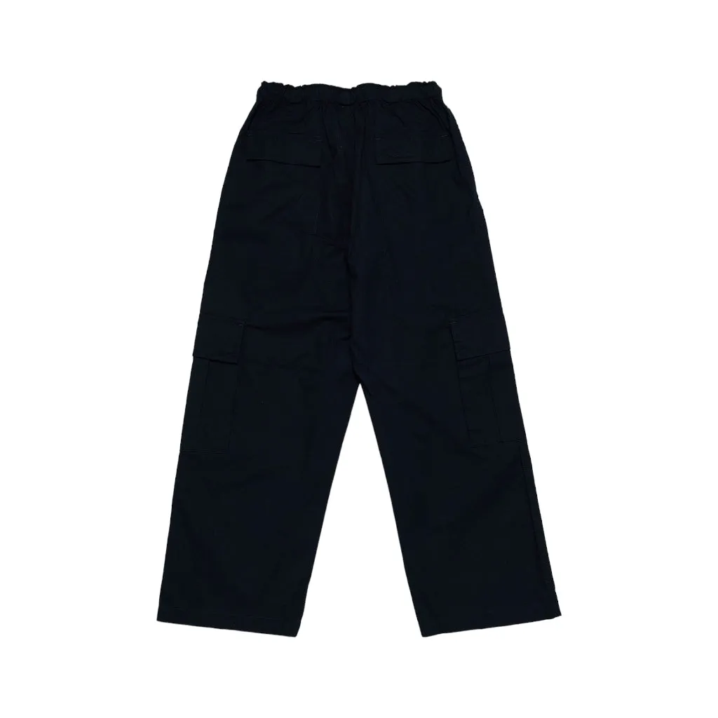 Drawstring Wide Leg Trousers