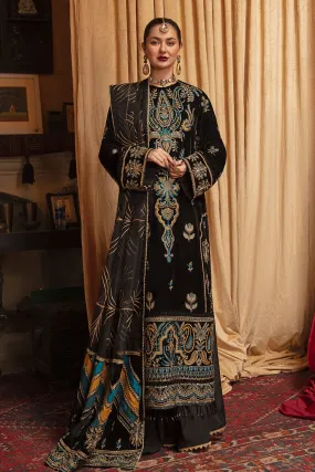 Embroidered Black Dress Pakistani by Designer #PF299