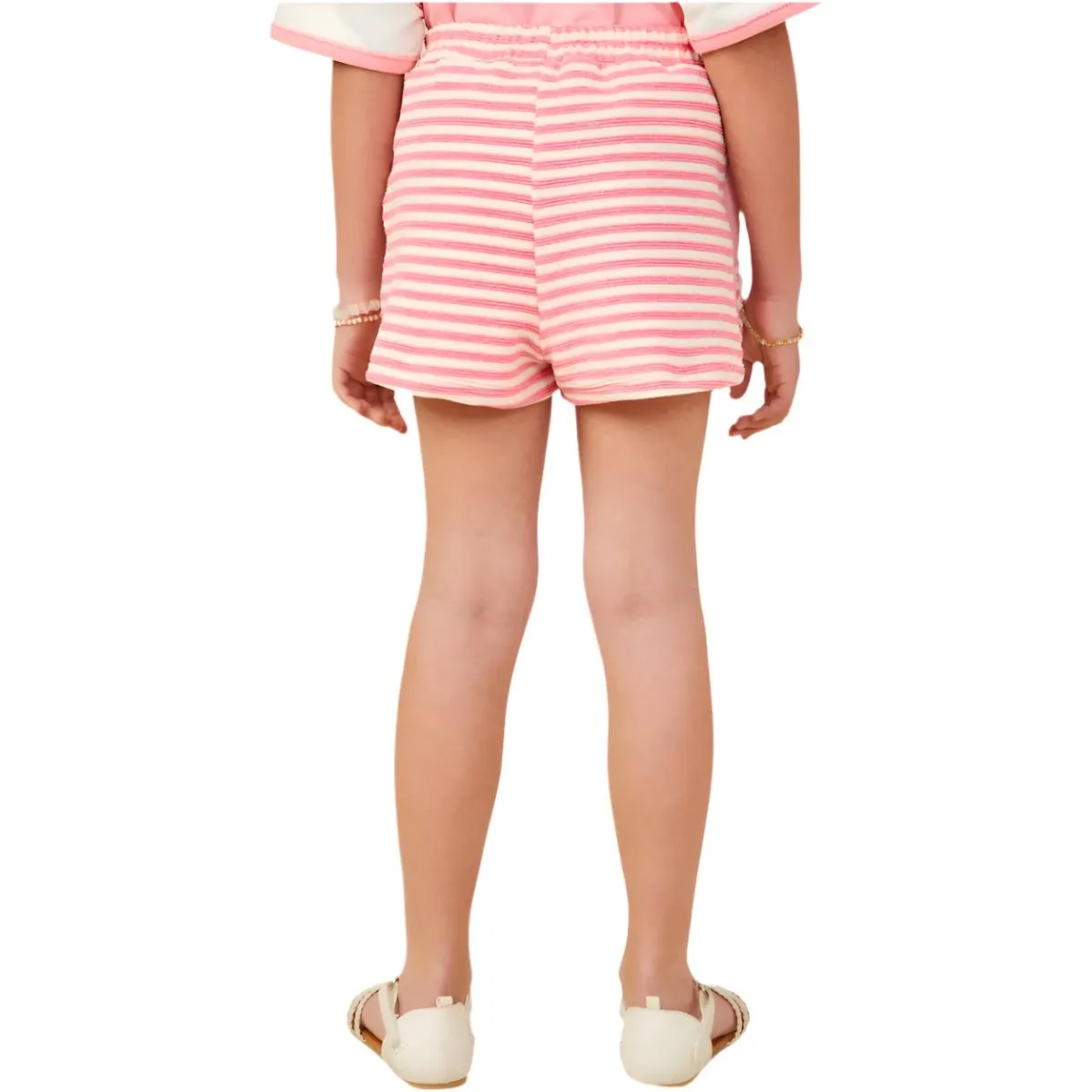 Girl's Colorblock Side Striped Knit Short GY9289