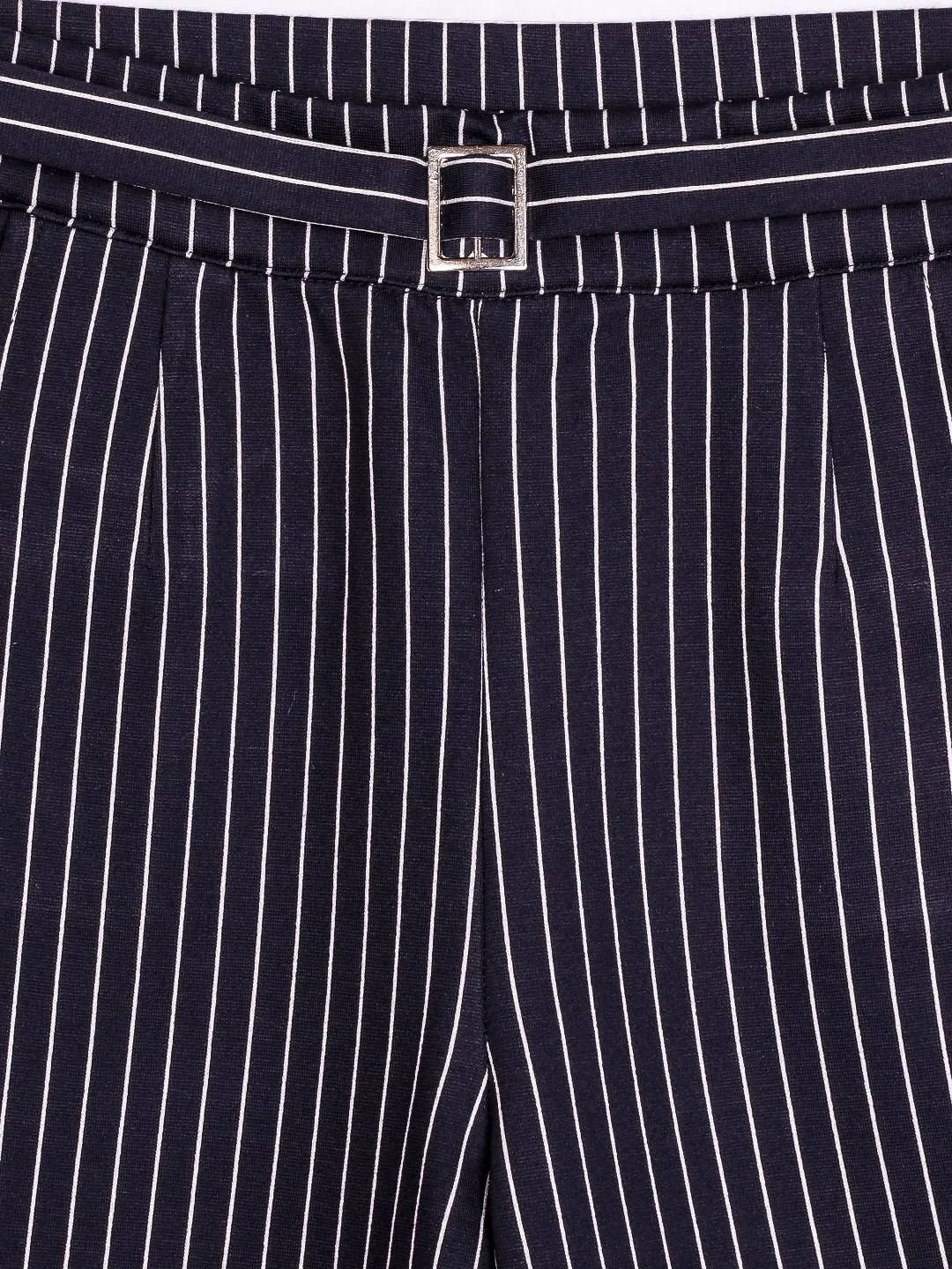 Girls Navy Blue Regular Culottes 12738