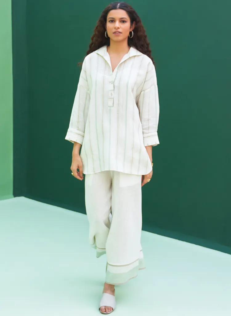 Kiku Striped Set