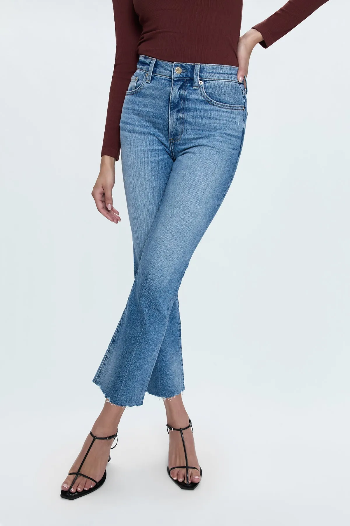 Lennon High Rise Boot Crop in Rhythm Vintage