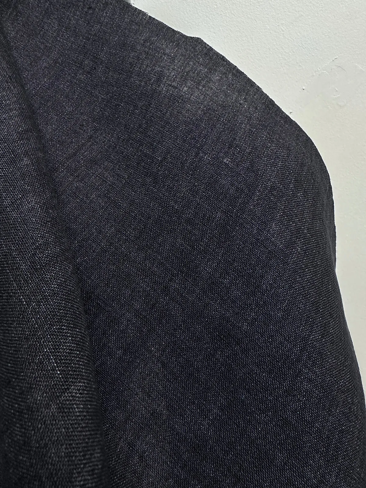 Luxury Italian Linen Shirting in Shadow