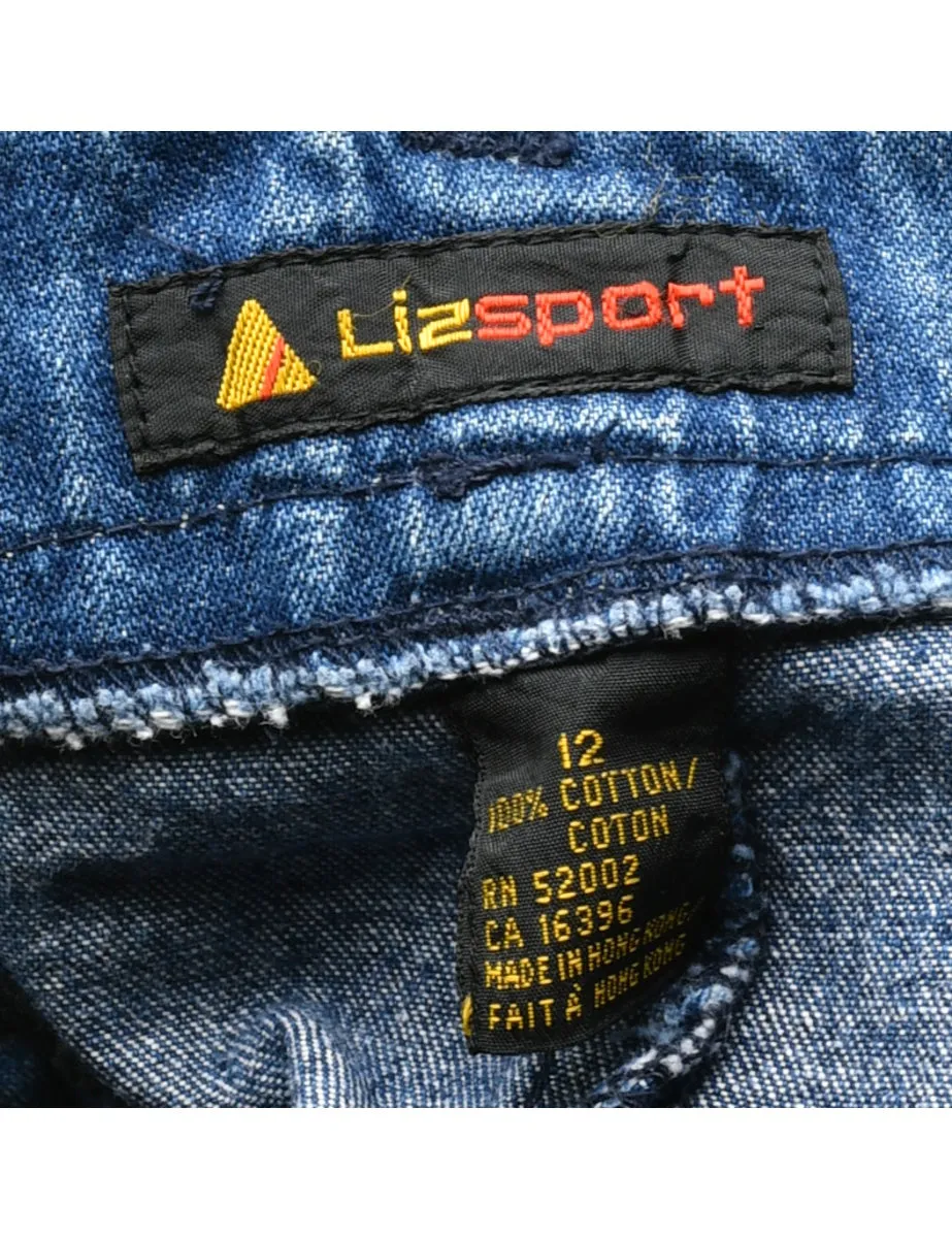 Medium Wash 1990s Denim Skirt - M
