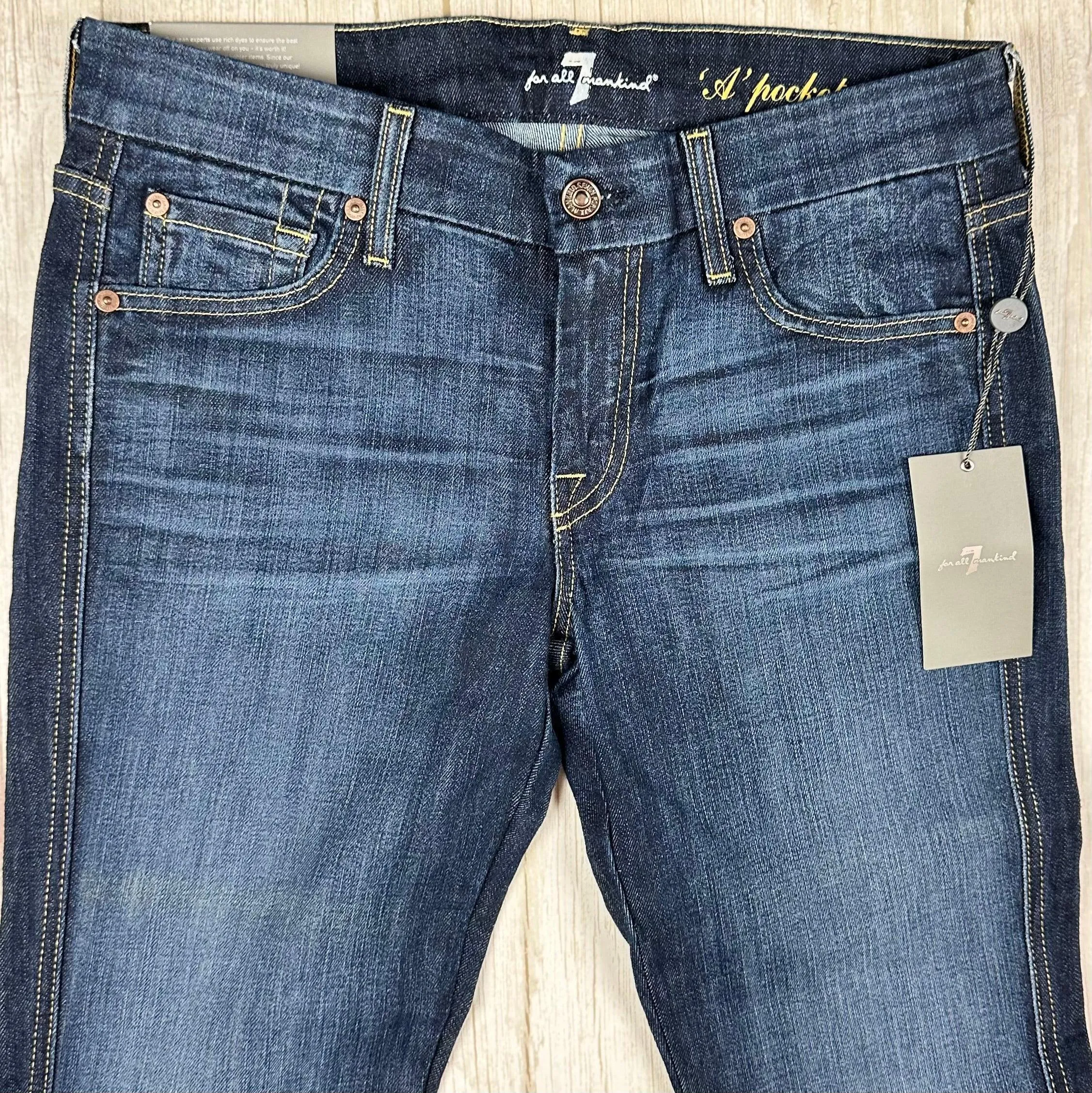 NWT- 7 for all Mankind 'A Pocket' Flare Leg Jeans Size- 28
