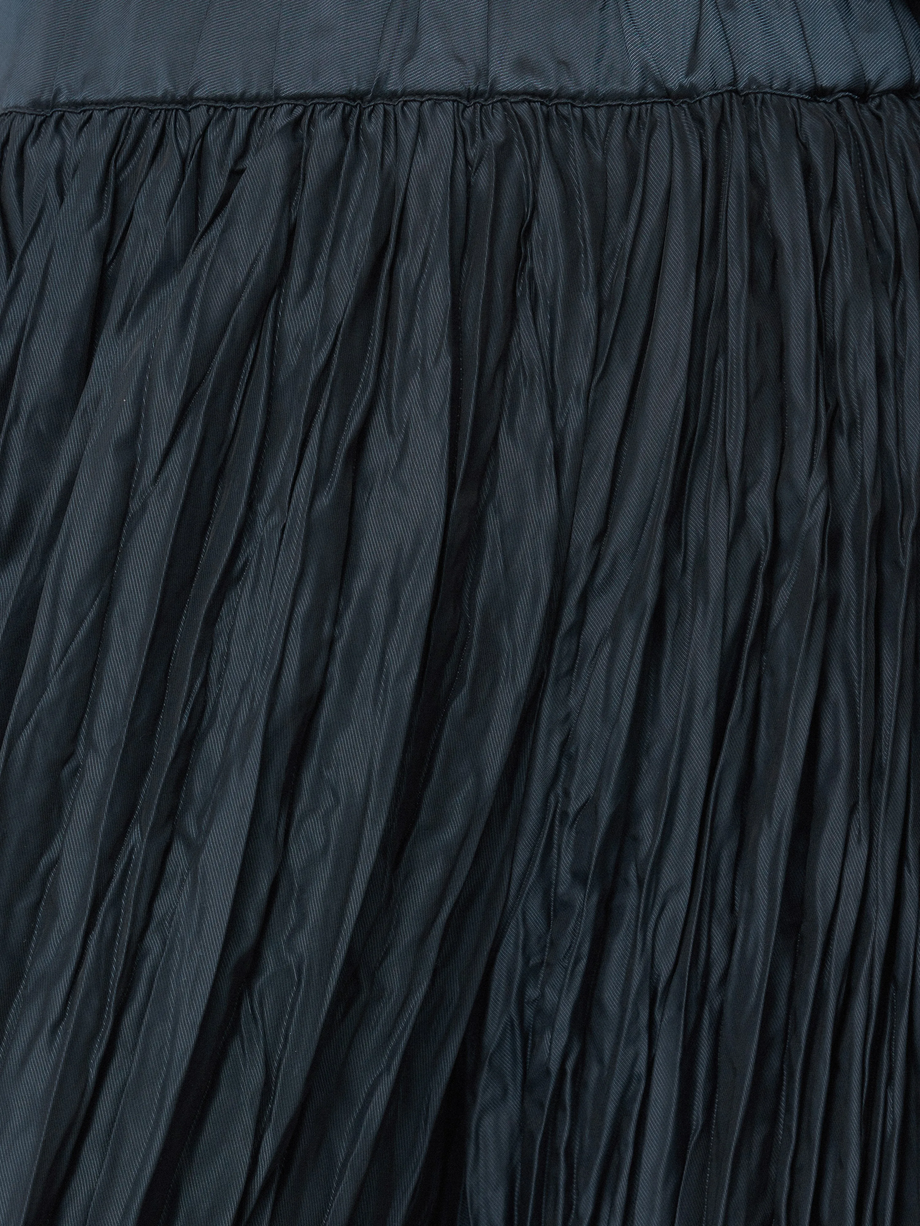 Plisse Trouser | Navy