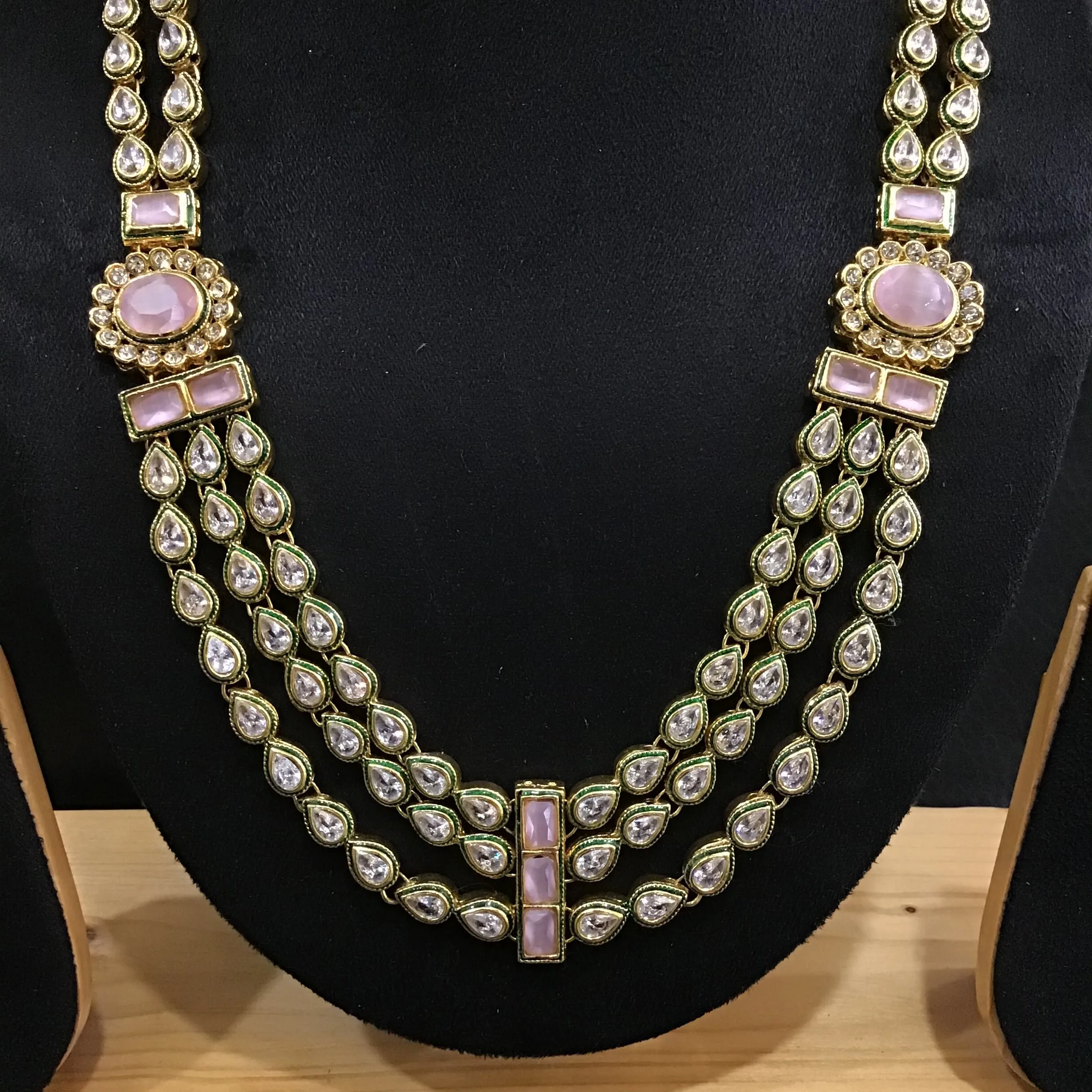 Polki Necklace Set 1506-21