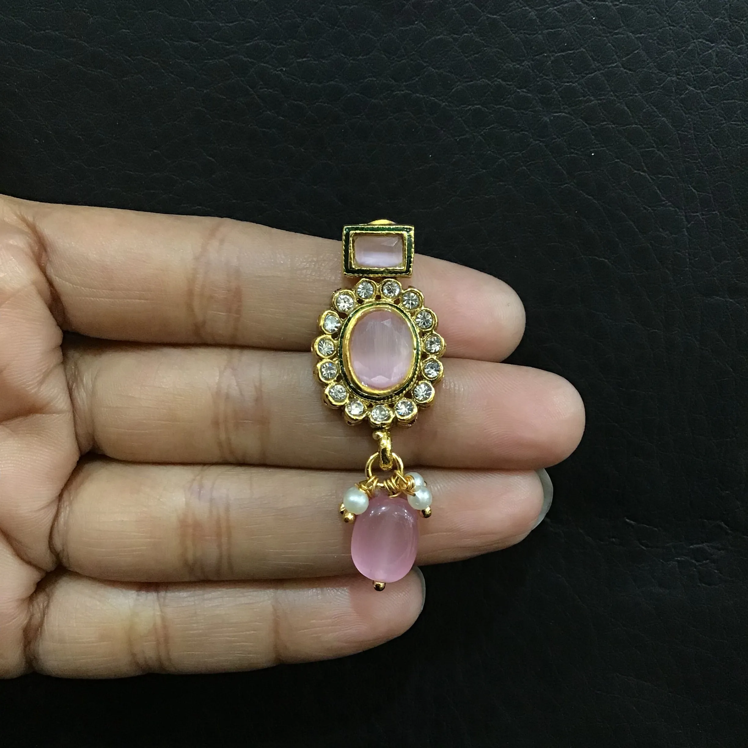 Polki Necklace Set 1506-21