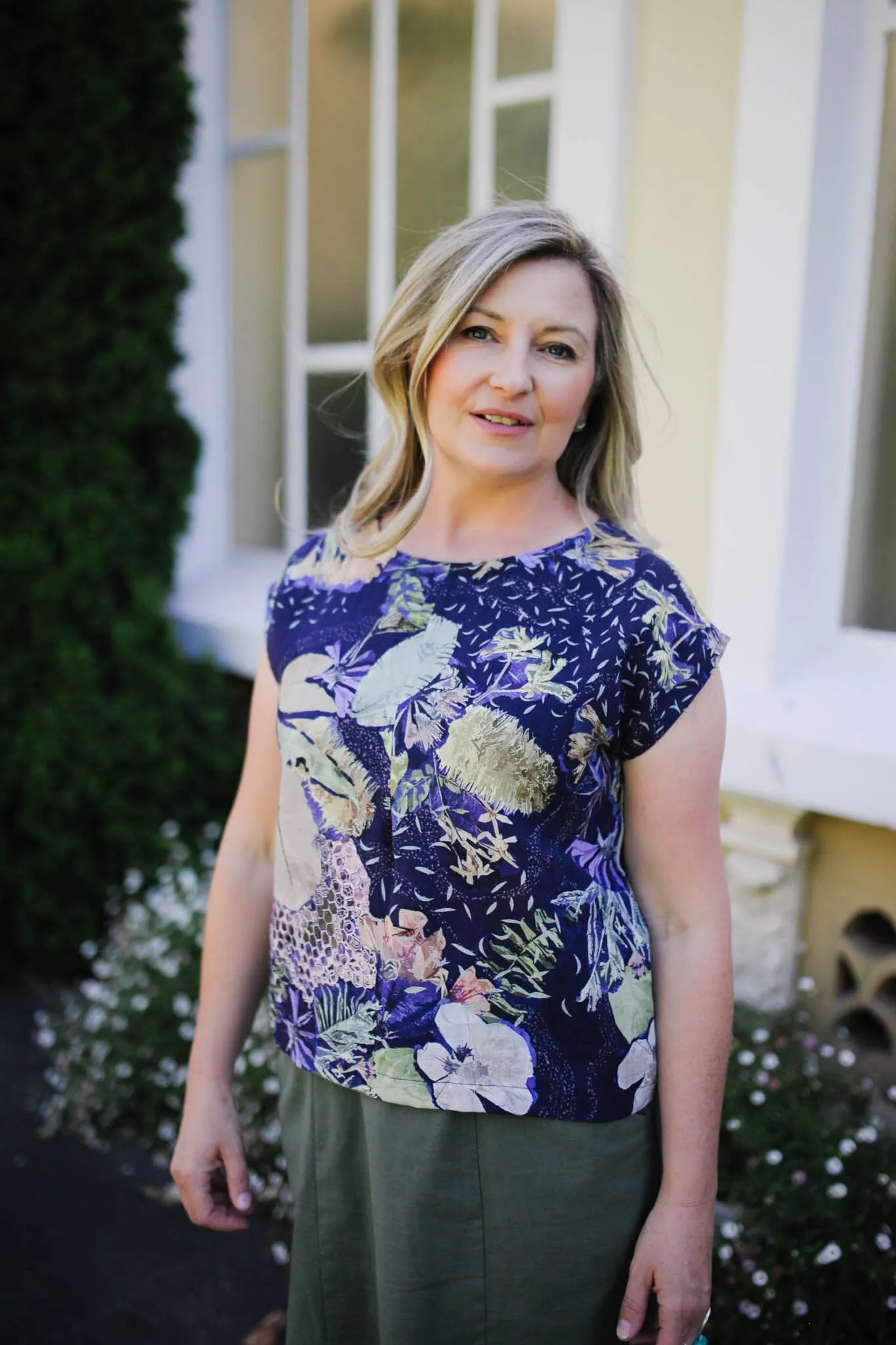 Pure Linen Mini Pleat Top - No Bee No Me