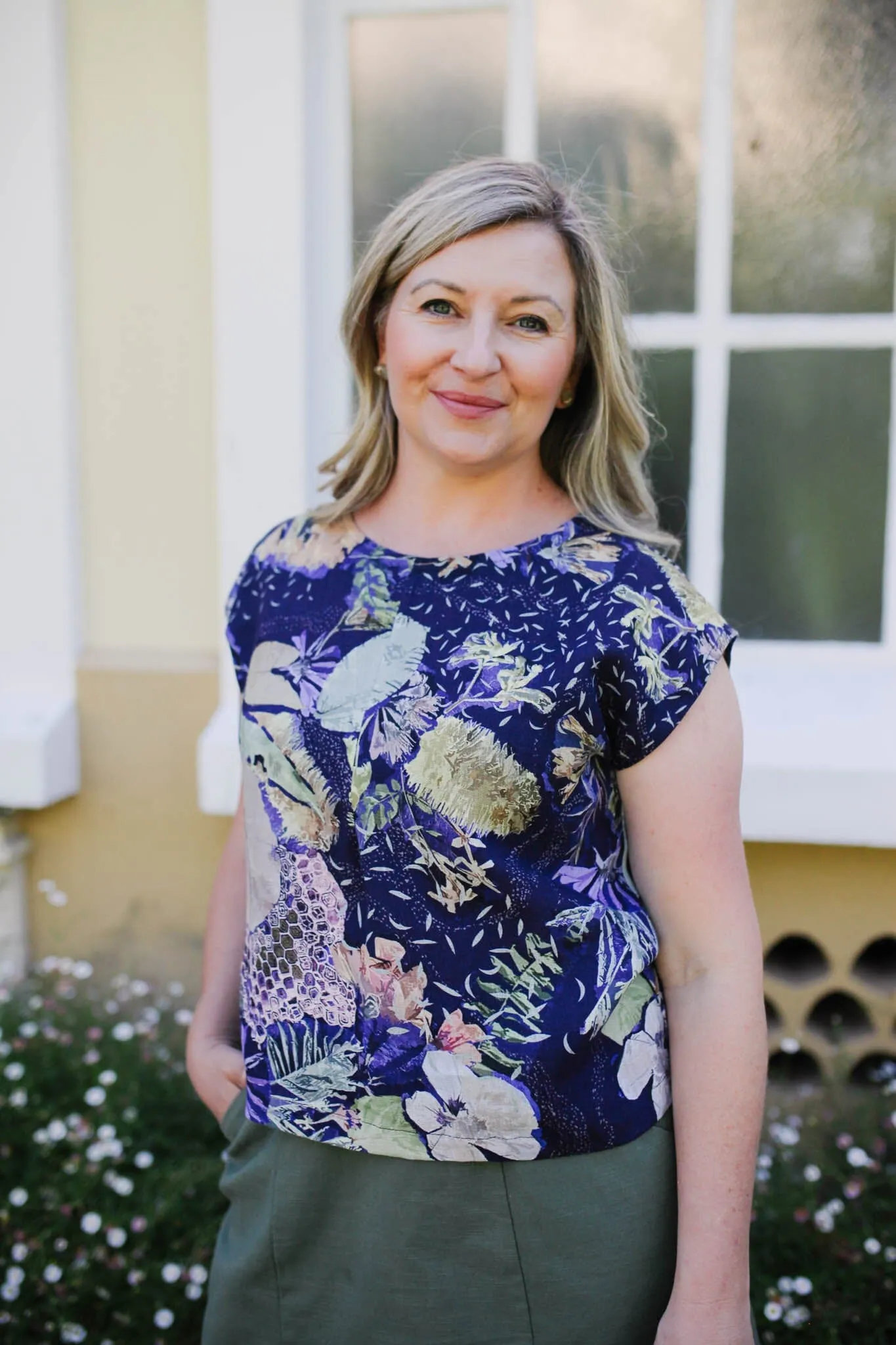 Pure Linen Mini Pleat Top - No Bee No Me