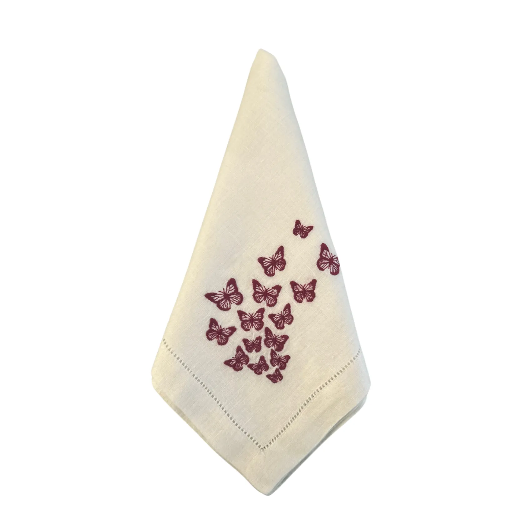 Purple Sapphire Butterfly Dinner Napkin