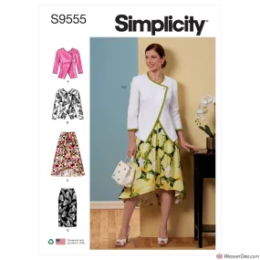 Simplicity Pattern S9555 Misses' Jacket & Skirts