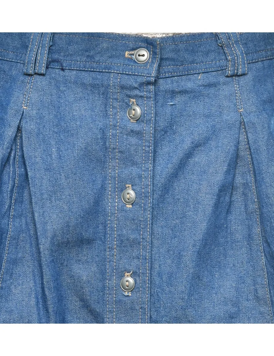 Skater Denim Skirt - M