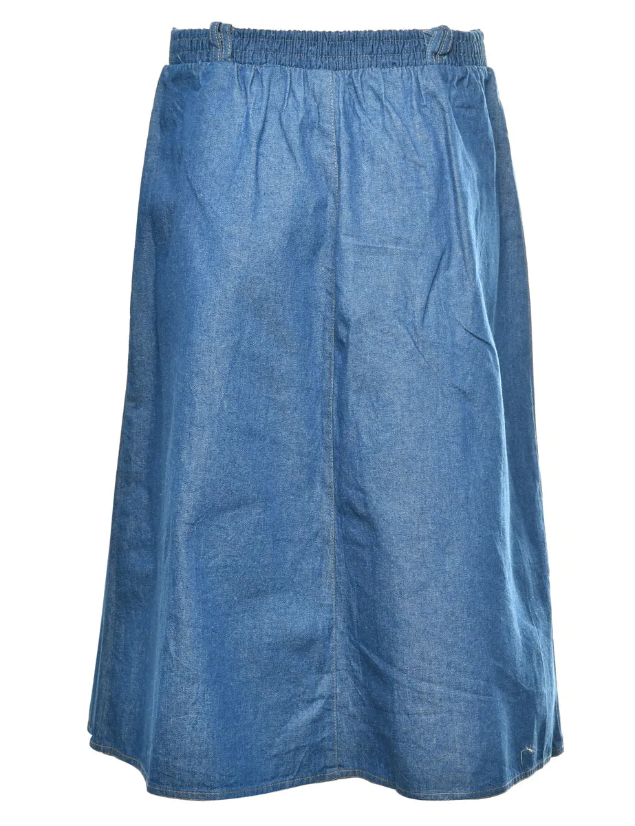 Skater Denim Skirt - M