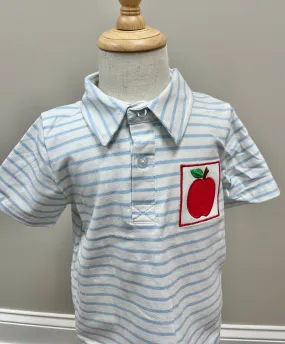 Striped Apple Collared Shirt