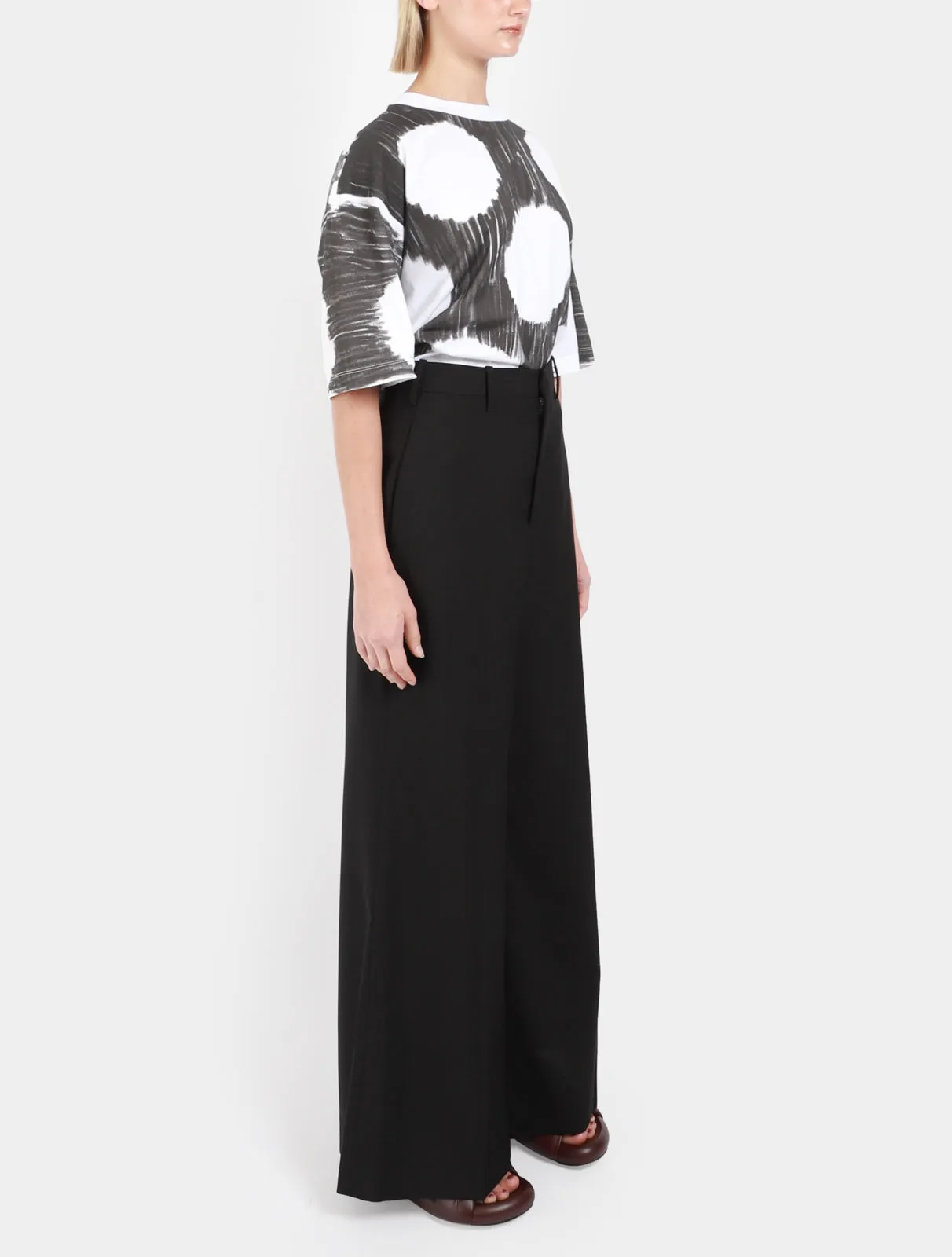 Tailored Wide Leg Trousers