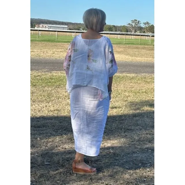 Tia Linen Floral Top