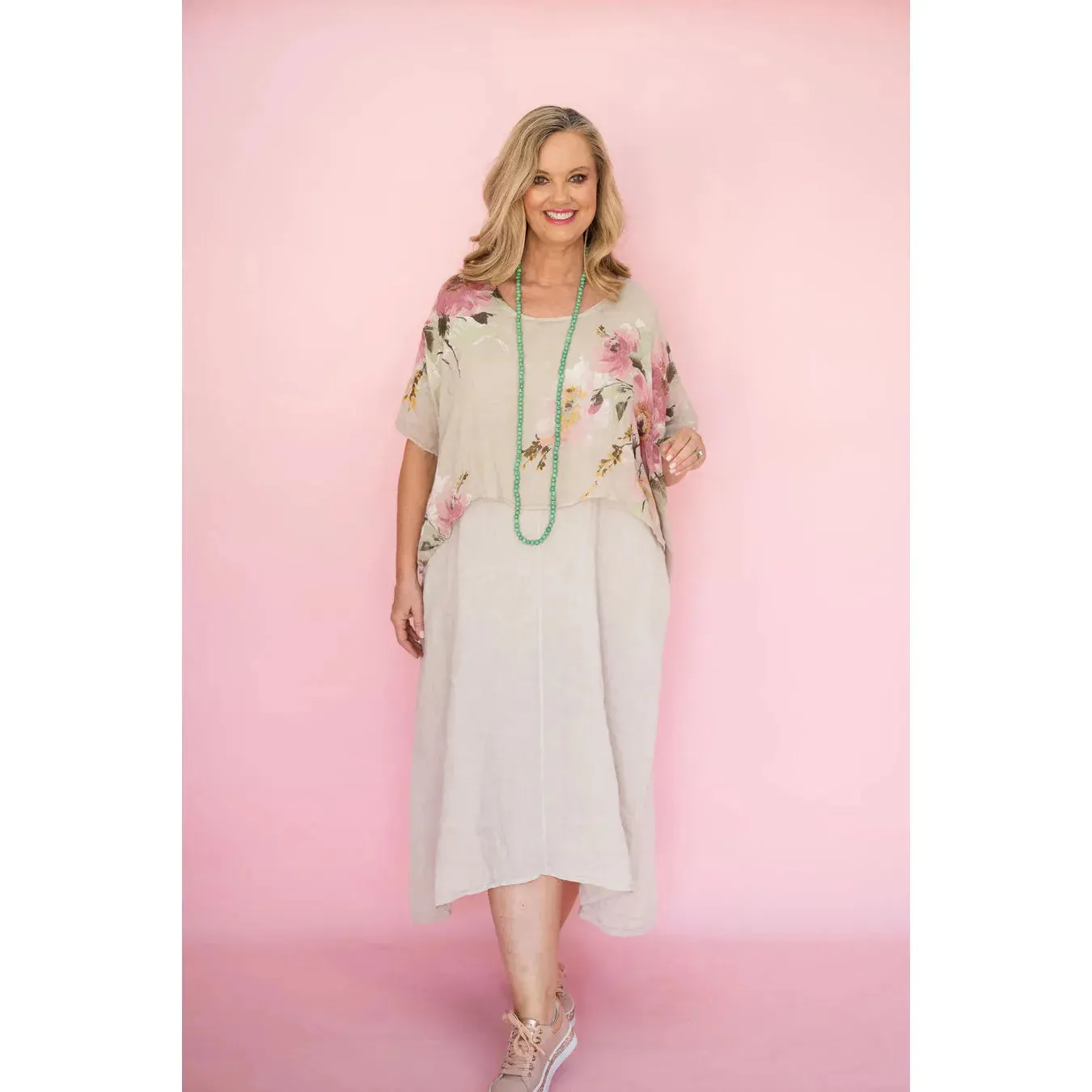 Tia Linen Floral Top