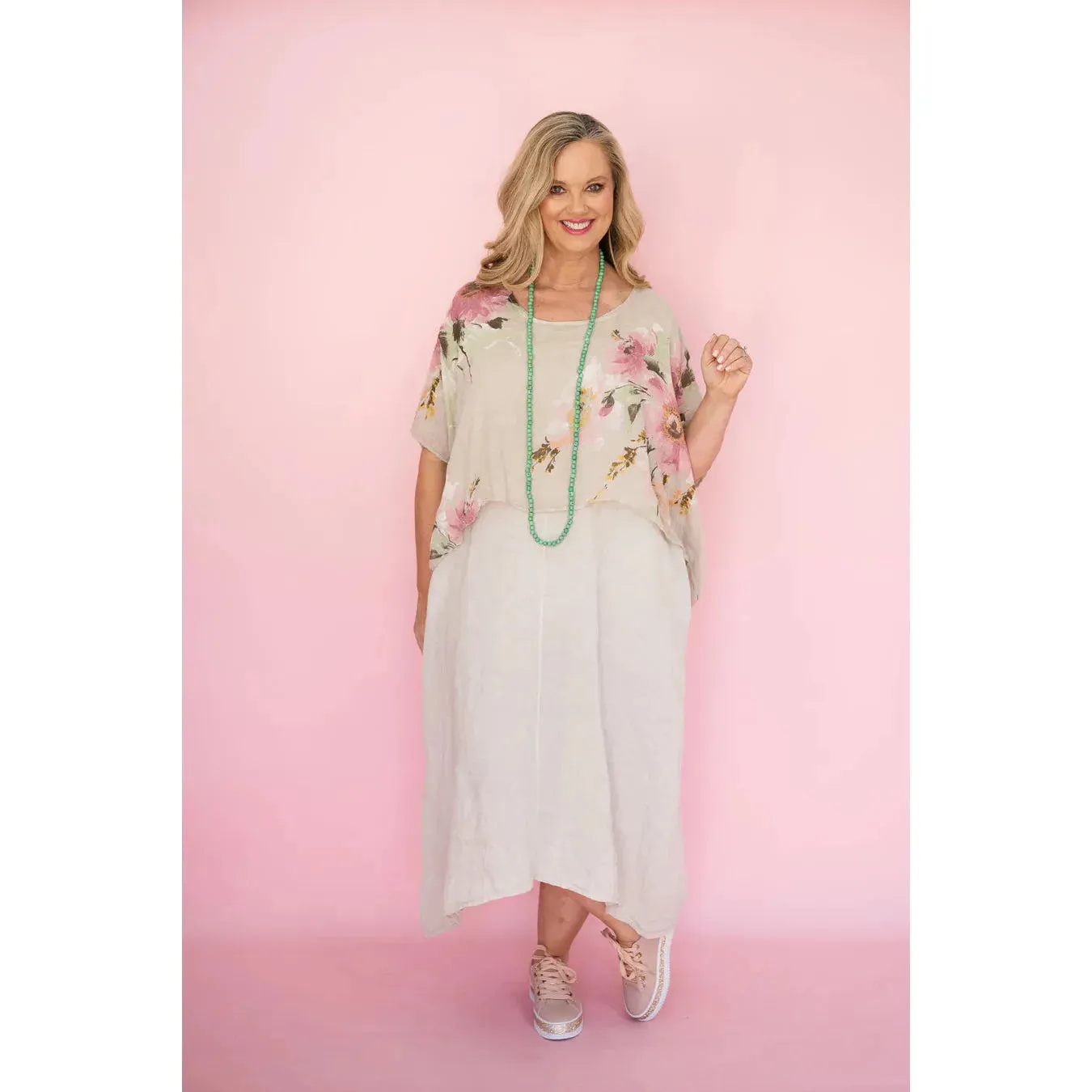 Tia Linen Floral Top