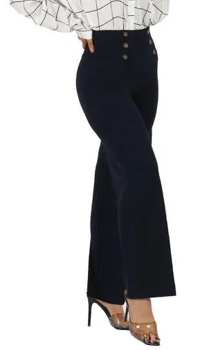 Wide Leg Sailor Pants
