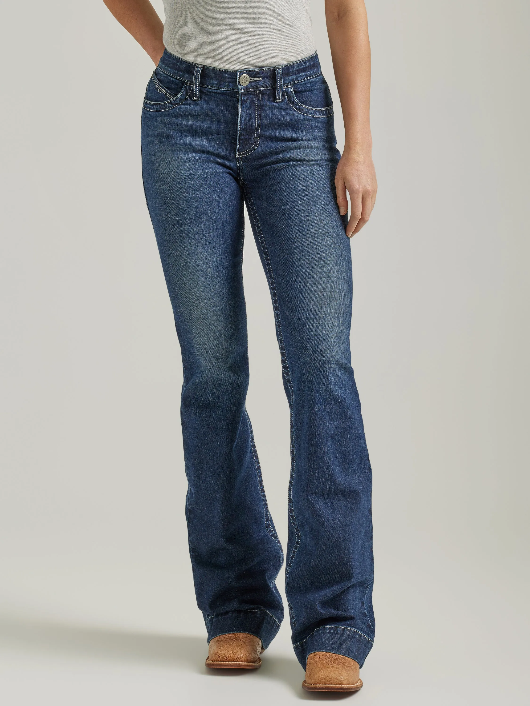 Wrangler Women's Ellery Willow Trouser Ultimate Riding Jean
