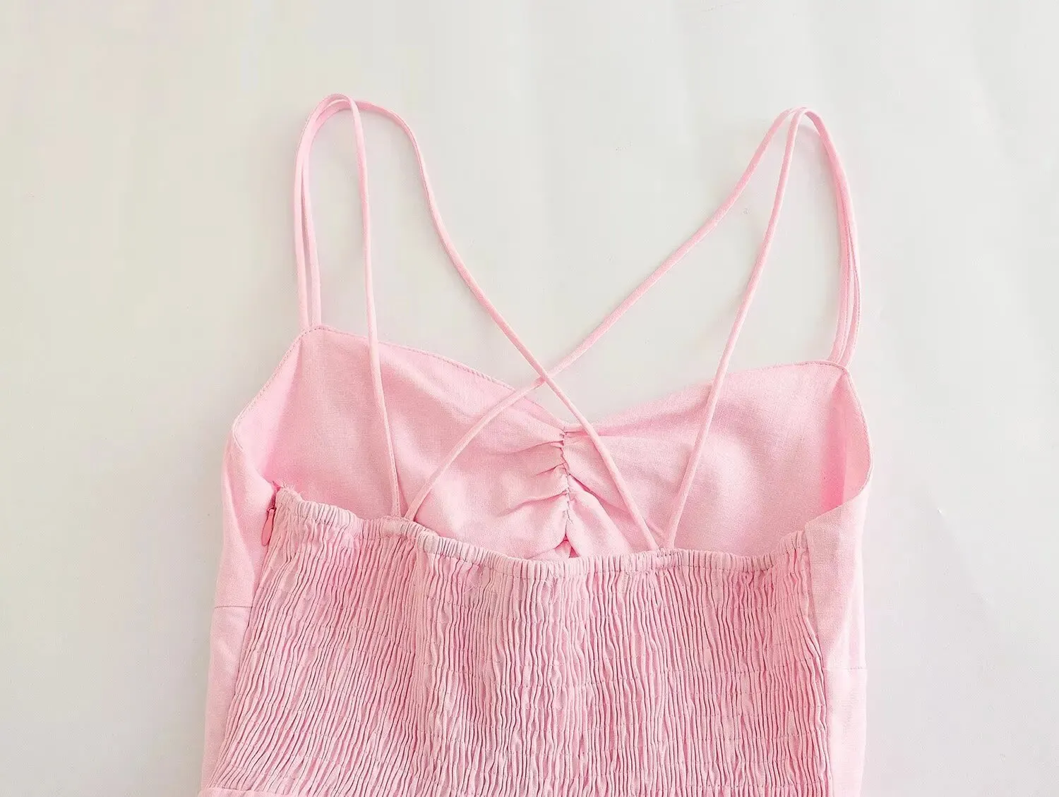 xakxx xakxx - Summer new women's clothing elegant sexy casual sweet sexy linen blended bowknot suspenders one-piece culottes